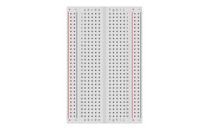 Circuit Design Breadboard Small Tinkercad