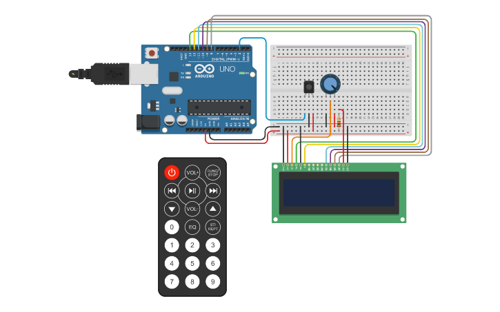 Circuit design IR Kumanda Kod Okuma - IR Control Code Reading | Tinkercad