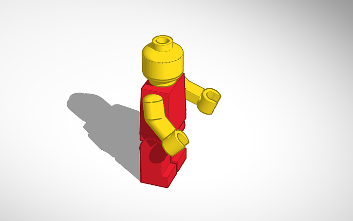 3D design lego man - Tinkercad