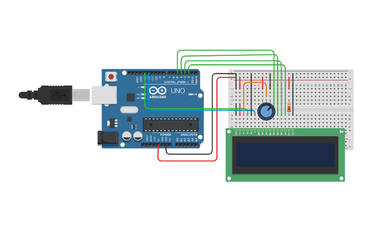 Circuit design Atividade Monitor Serial | Tinkercad