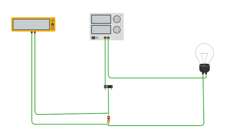 Circuit design Circuito elettrico base - Tinkercad