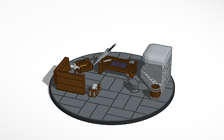 3D design The Forge 02 - Tinkercad