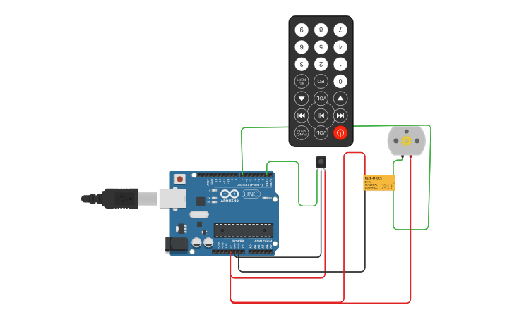 Circuit design ir sensor using arduino | Tinkercad