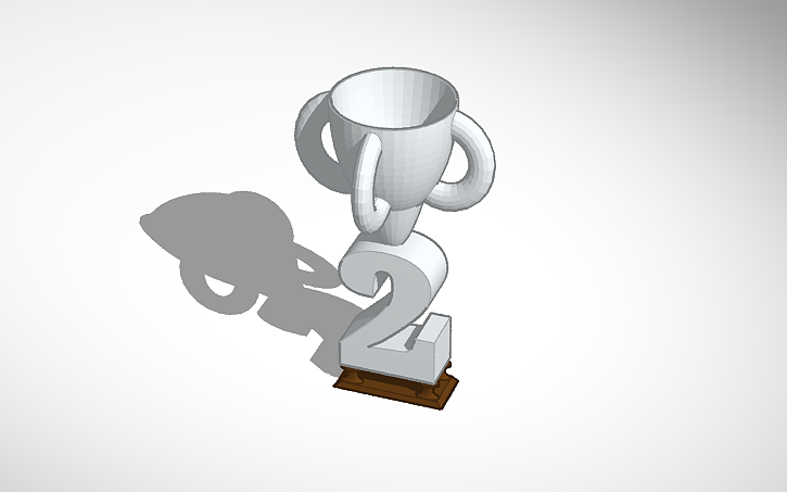 3D design Trophy 0.2 | Tinkercad