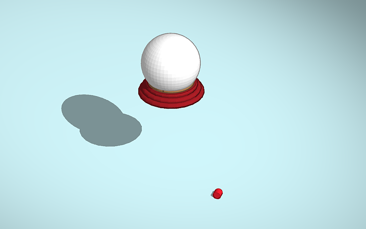 3D design Copy of Snow Globe - Tinkercad