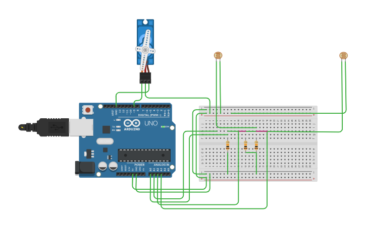 Circuit design LCD PROJECT - Tinkercad