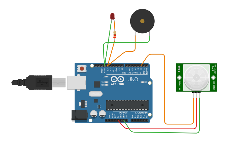 Circuit design Arduino Project#1 - Tinkercad