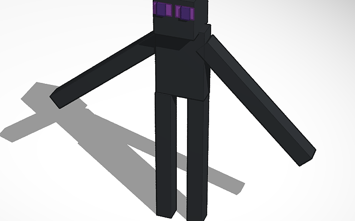 3D design Minecraft Enderman | Tinkercad