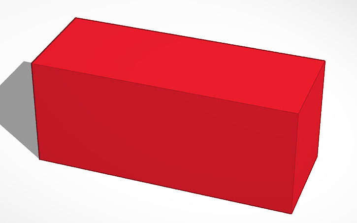 3D design rectangulo - Tinkercad