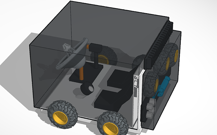 Simple Rover Tinkercad 3D design Atharava's Rover - Tinkercad