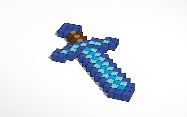 3D design mincraft - Tinkercad