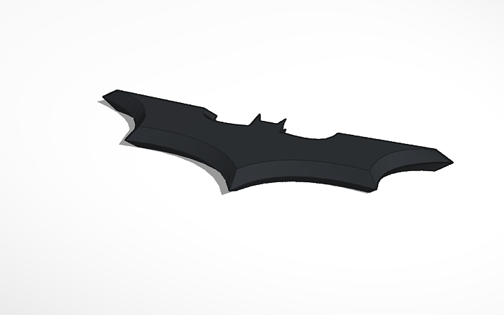 3D design Baterang - Tinkercad