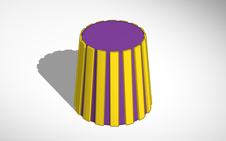A 3D-printed bottle with a threaded cap, demonstrating the final functional assembly.
