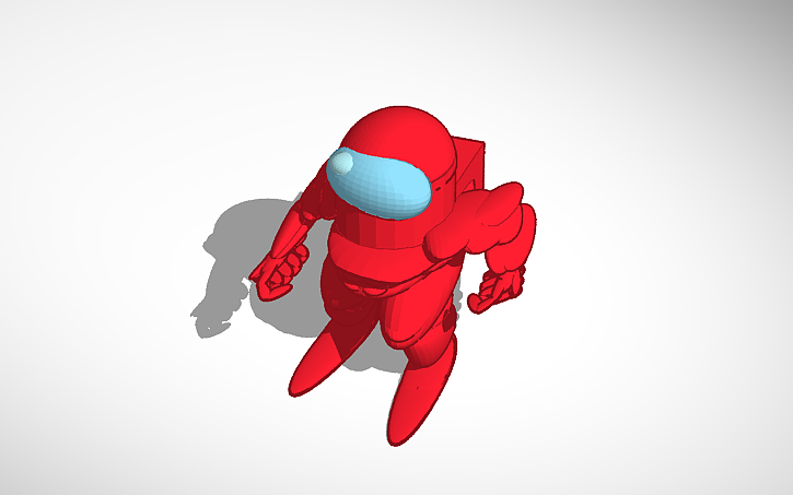 3D design Buff Among Us Crewmate - Tinkercad