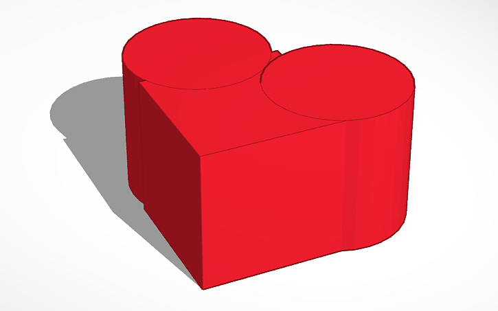 3D design heart - Tinkercad