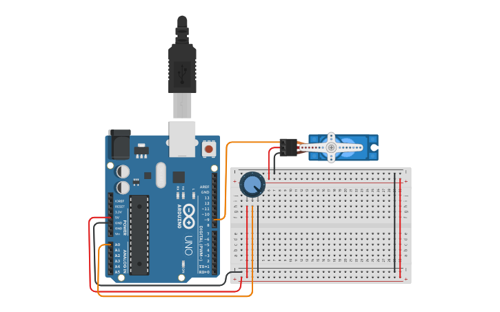 Circuit design Arduino Wipers (Blocks) | Tinkercad