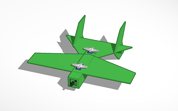 3D design flite test funbat - Tinkercad