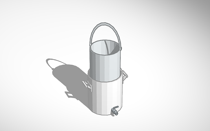 3D design Biab System for brewing beer - Tinkercad