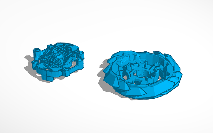 3d Design Beyblade Burst Gt Base Resistência Tinkercad