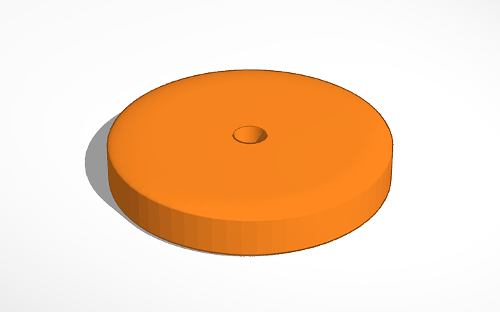3D design Extra Trumm hållare tunn - Tinkercad