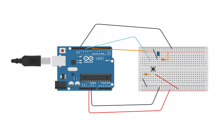 Circuit design 11/4 三智02王涵汶 Button Control | Tinkercad