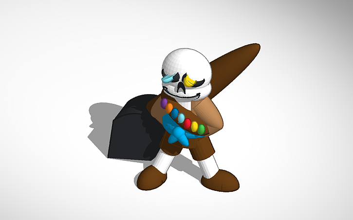 3D design Ink Sans Tinkercad