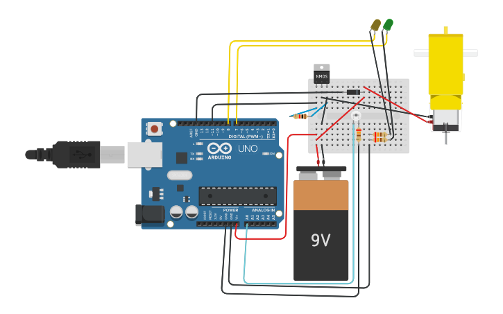 Circuit design Lighthouse v4 | Tinkercad
