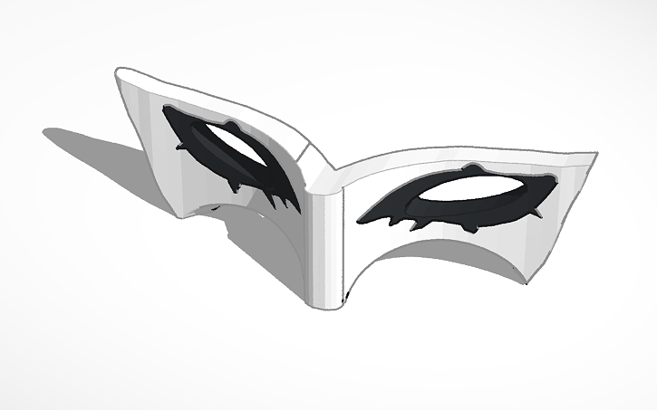 Joker Mask Tinkercad Joker Mask Tinkercad
