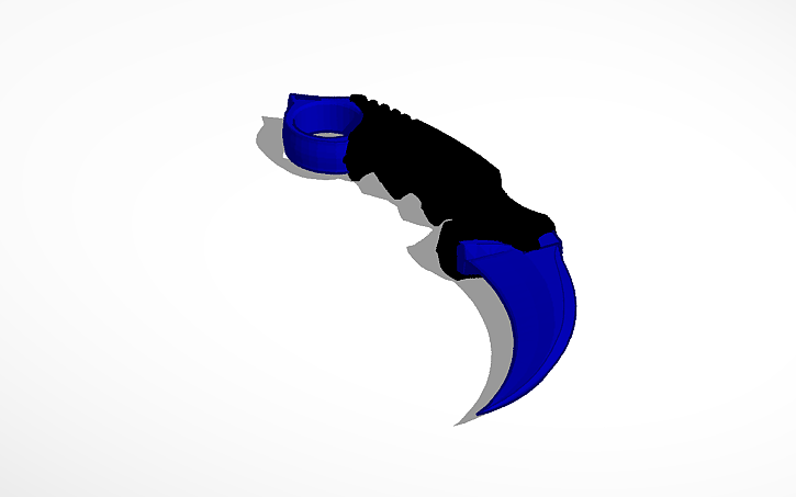3D design Copy of Edited CSGO Karambit - Tinkercad