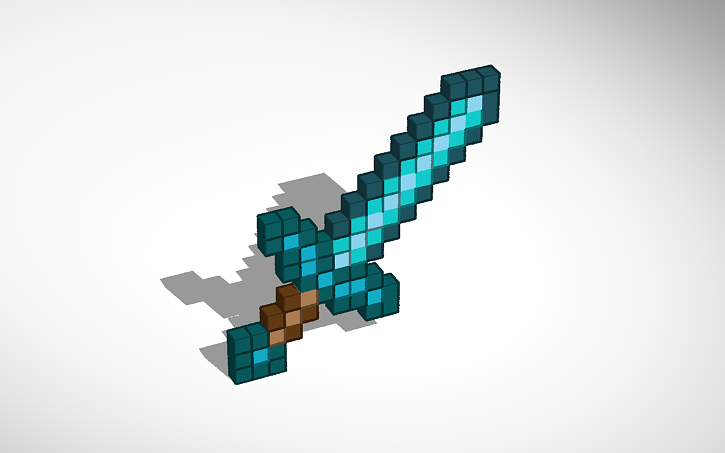 3D design Diamond Sword - Tinkercad