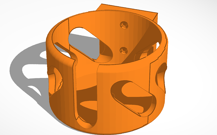 3D design cup holder - Tinkercad