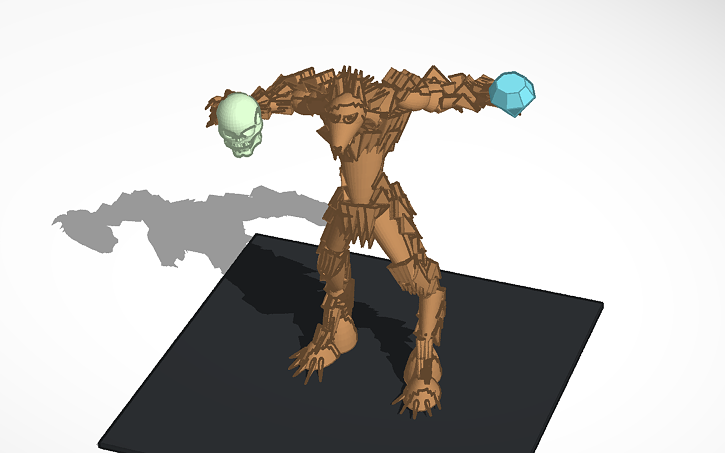 3d Design Claudian Werewolf Tinkercad