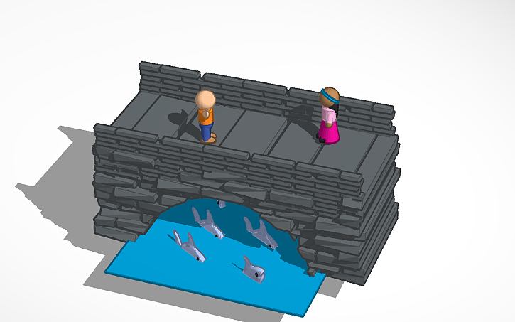 3d Design Andy Nguyen Copy Of The Arch Bridge Tinkercad