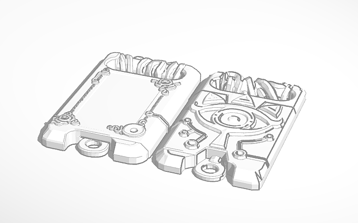 3D design Sheikah Slate printable Tinkercad 3D design Sheikah Slate printable Tinkercad