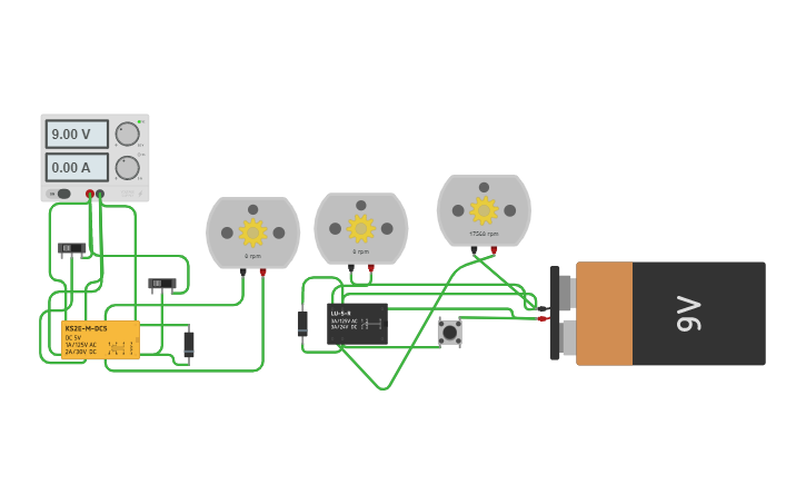 Circuit design Concept of Lazy On/Off Light Switch | Tinkercad