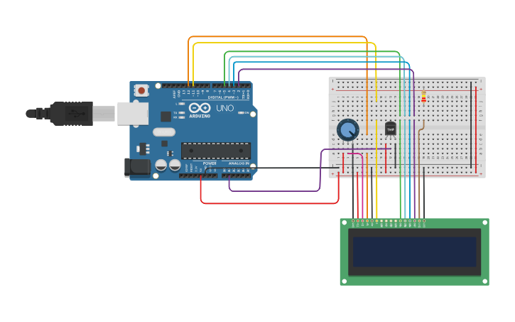 Circuit design Tem_sensor - Tinkercad