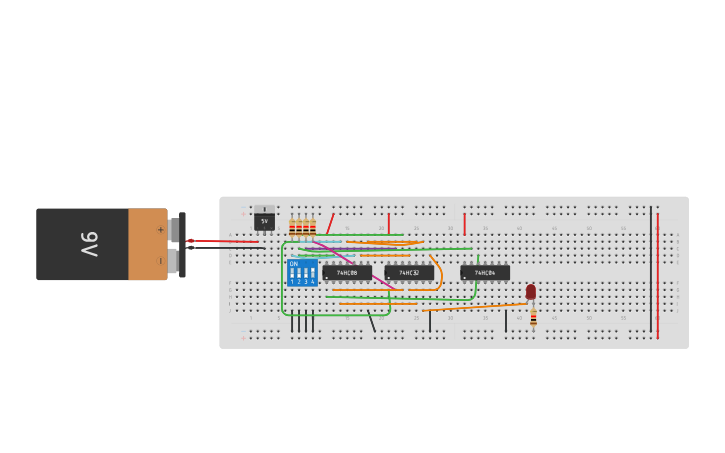 Circuit design EJERCICIO 1 LAB 3 - Tinkercad