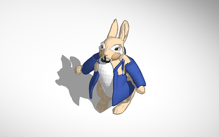 3D design Happy Birthday, Tinkercad Peter Rabbit! - Tinkercad