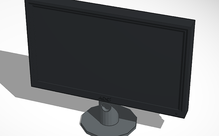 3D design Monitor AOC | Tinkercad