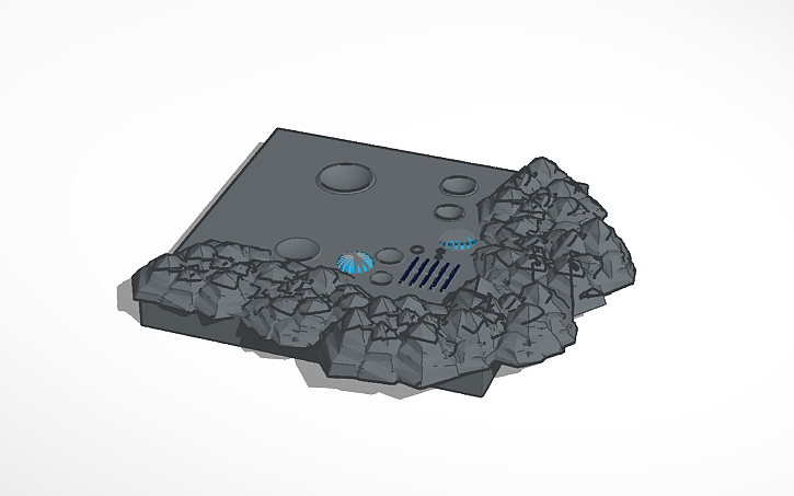 3D design Artemis base - Tinkercad