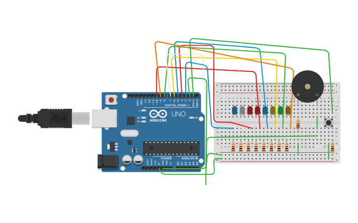 Circuit design assignment 7 level 3 | Tinkercad