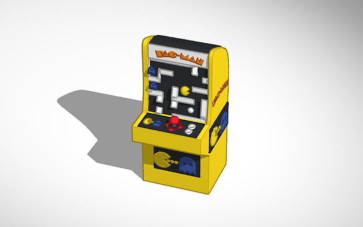 3D design pac man - Tinkercad