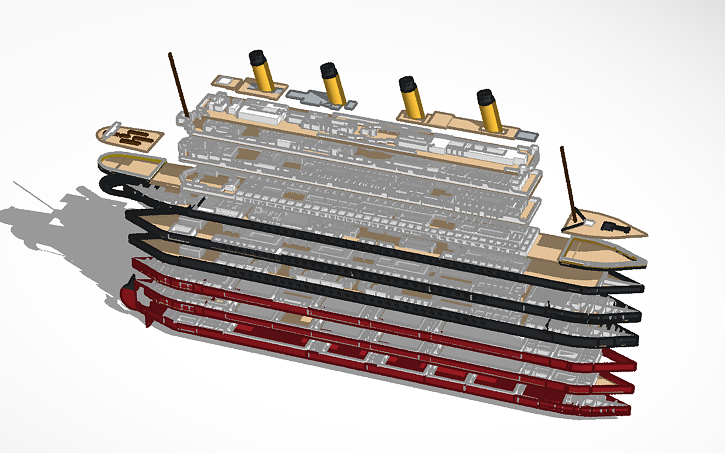 Titanic deck by deck