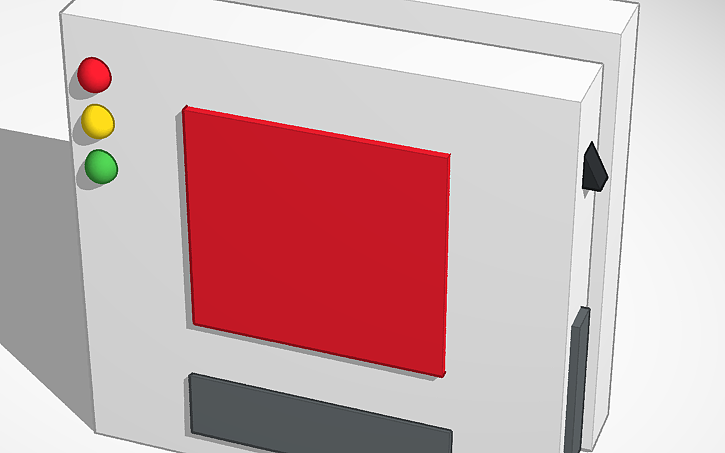 3D design Gas Sensor - Tinkercad image.