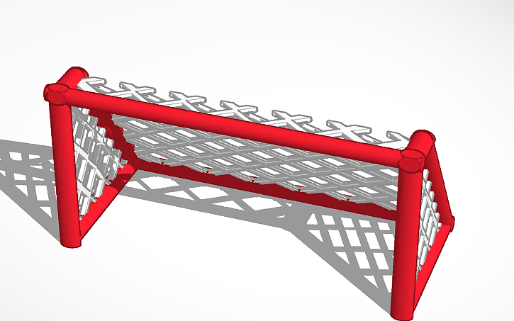 3D design Hockey Net - Tinkercad