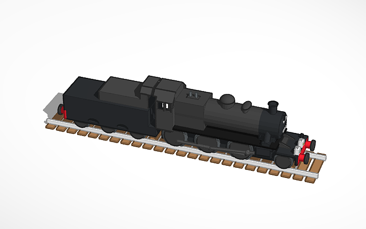 3D design LMS 2-6-0 Ivatt 2MT Class Tender Engine(Barry The Rescue ...