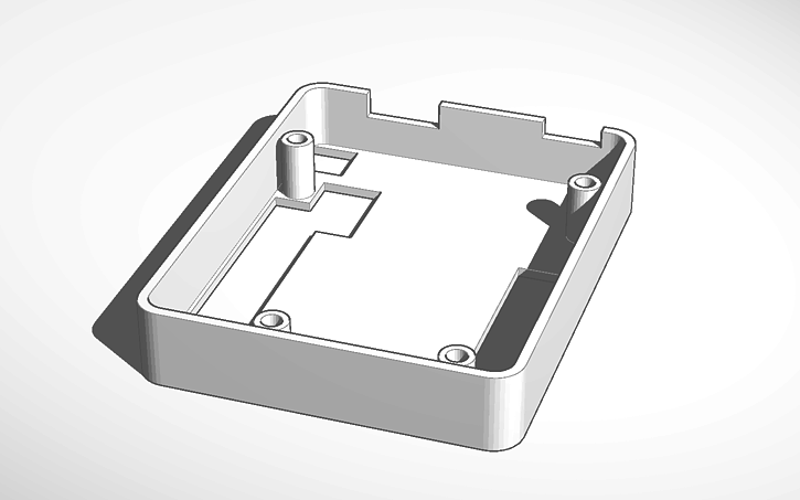 3D design Arduino cover top - Tinkercad