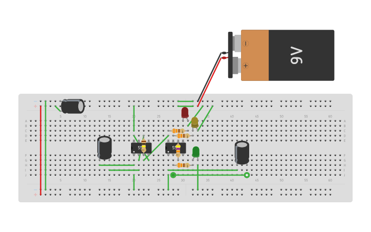 Circuit design circuito 555 semaforo 00 - Tinkercad