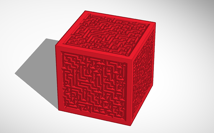 3D design MAZE | Tinkercad