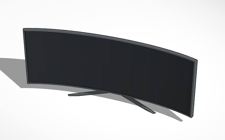 3D design Curved Monitor Gaming Acer - Tinkercad